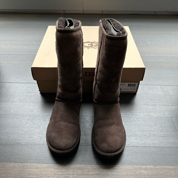 Classic Tall Shearling-lined Suede Boots - Picture 2 of 8